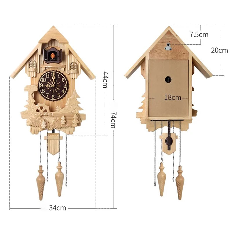 Luxe Houten Koekoeksklok