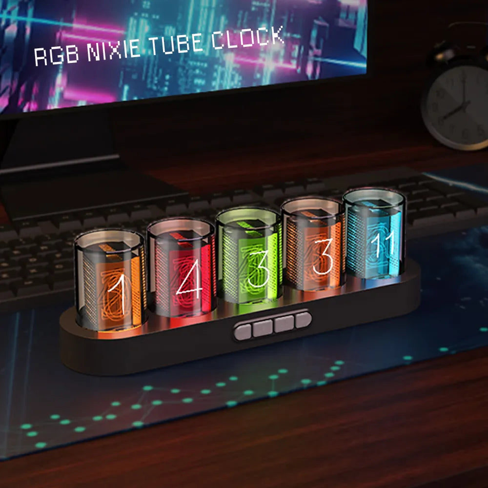 Nixie RGB-ontwerpklok