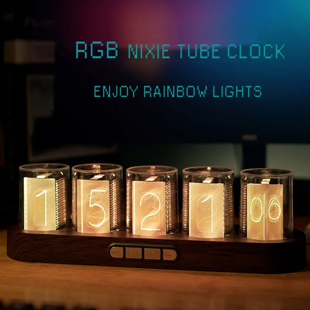 Nixie RGB-ontwerpklok