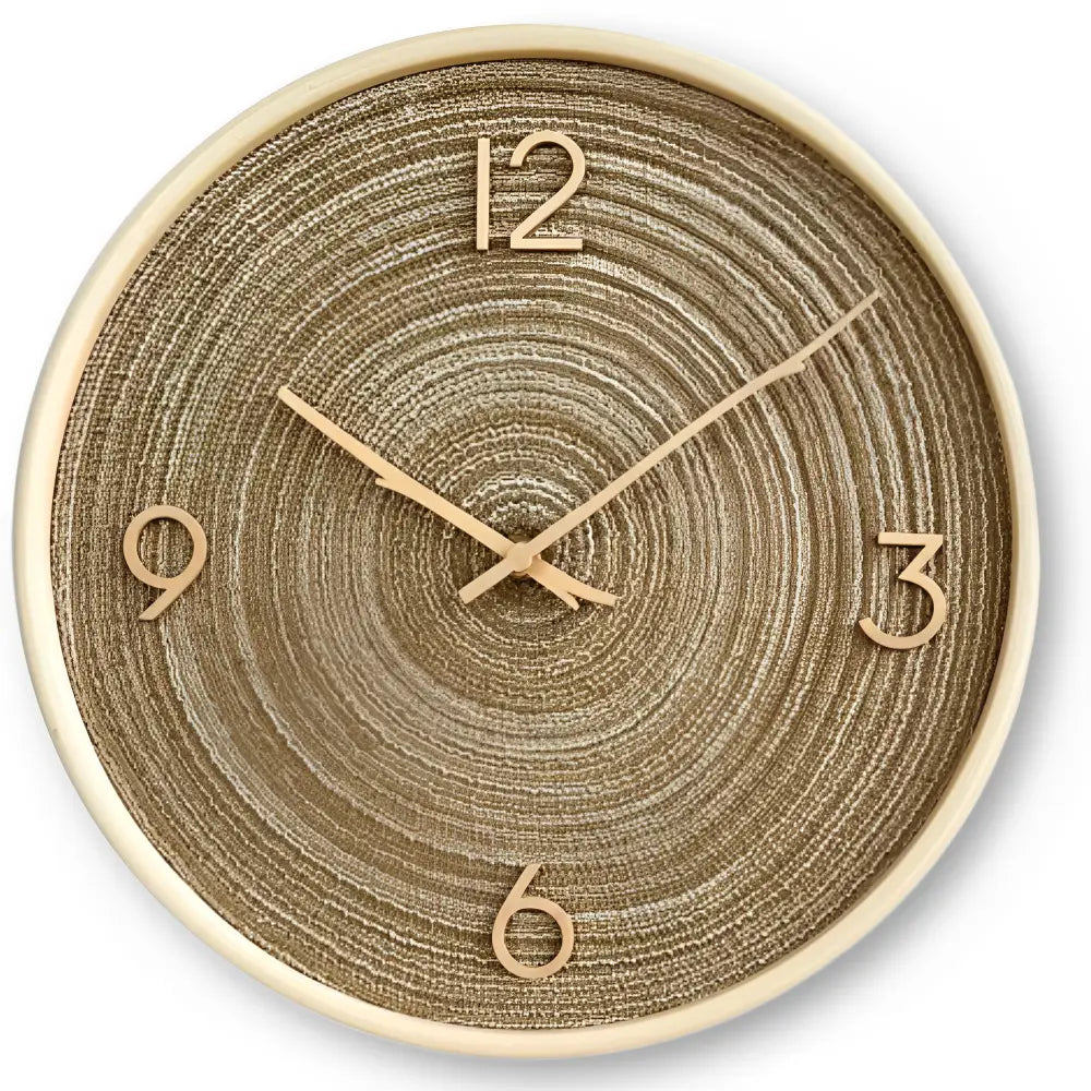 horloge murale en bois silencieuse - Horloges murales