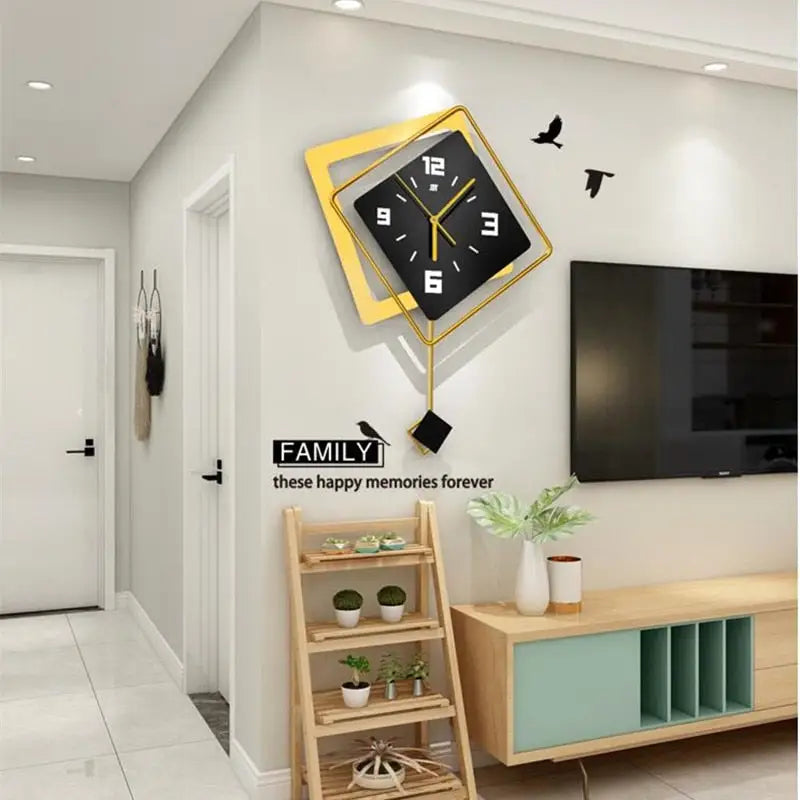 Horloge Murale Moderne 3D - Horloges murales